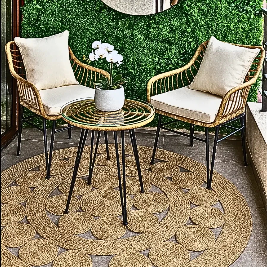 Imperium “Golden Grove” Bistro Rattan Chair Set